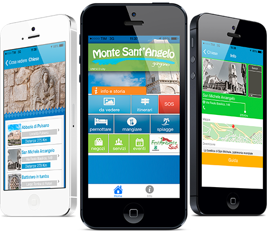 App Monte Sant'Angelo - immagini dell'applicazione